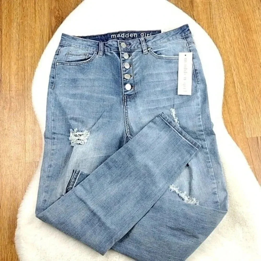 High Rise Button Fly Jeans Icon Ultra High Rise Skinny New With Tags - Picture 11 of 11